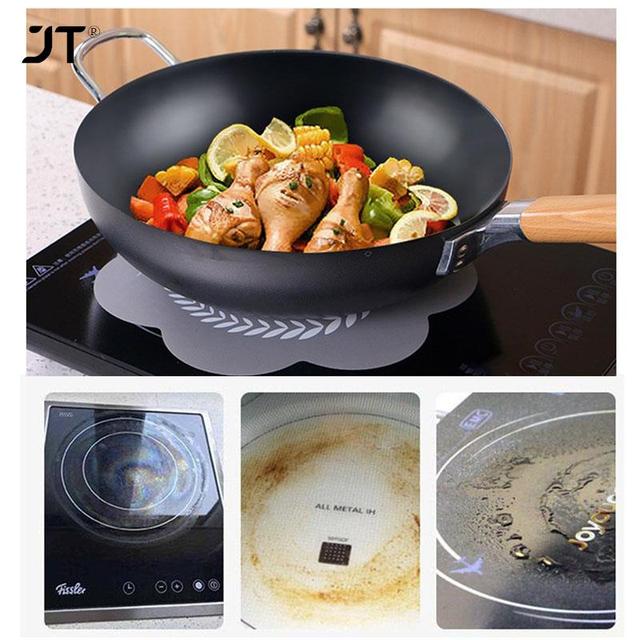 Induction Cooktop Anti-Slip Insulated Pad Silicone Mat Induction Hob Protector  Cooktop Scratch Protector Cover